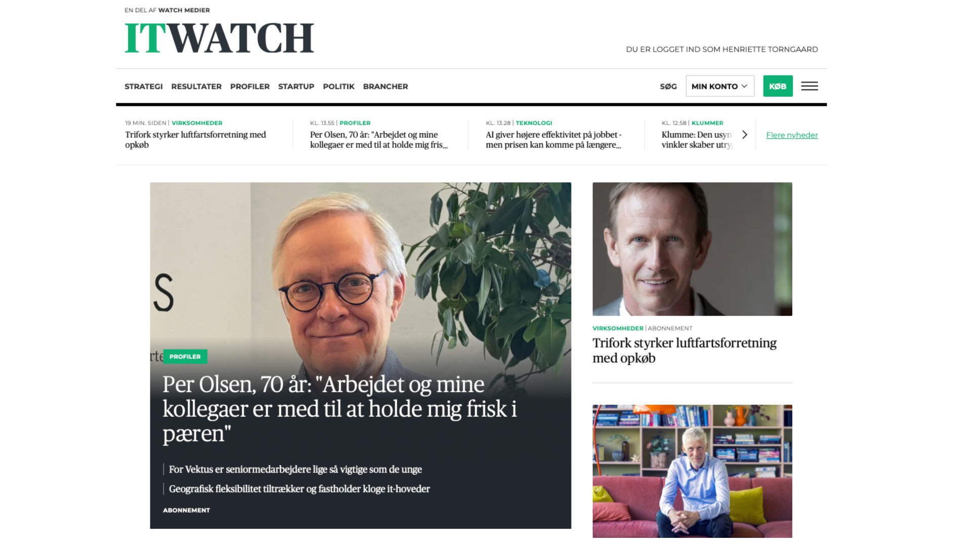 Per Olsen, artikel i ITwatch
